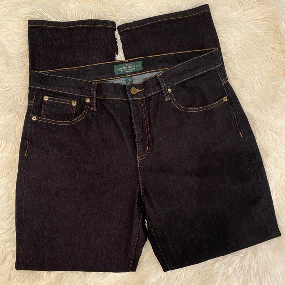 Ralph Lauren Denim - Ralph Lauren Classic Straight Dark Wash Jeans 14P